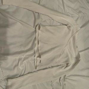HOLLISTER LONG SLEVEE WHITE KNIT TOP